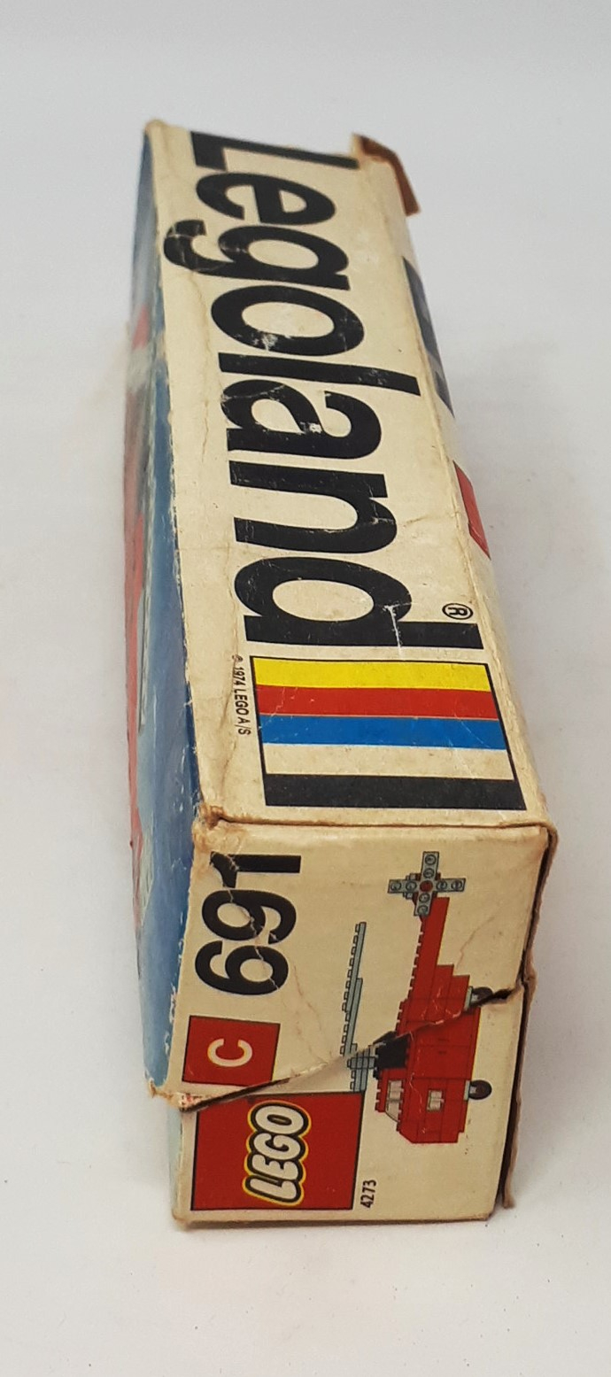 Lego Legoland 691 Hélicoptère vintage avec boite d'origine État correct - Vue 3 - 
